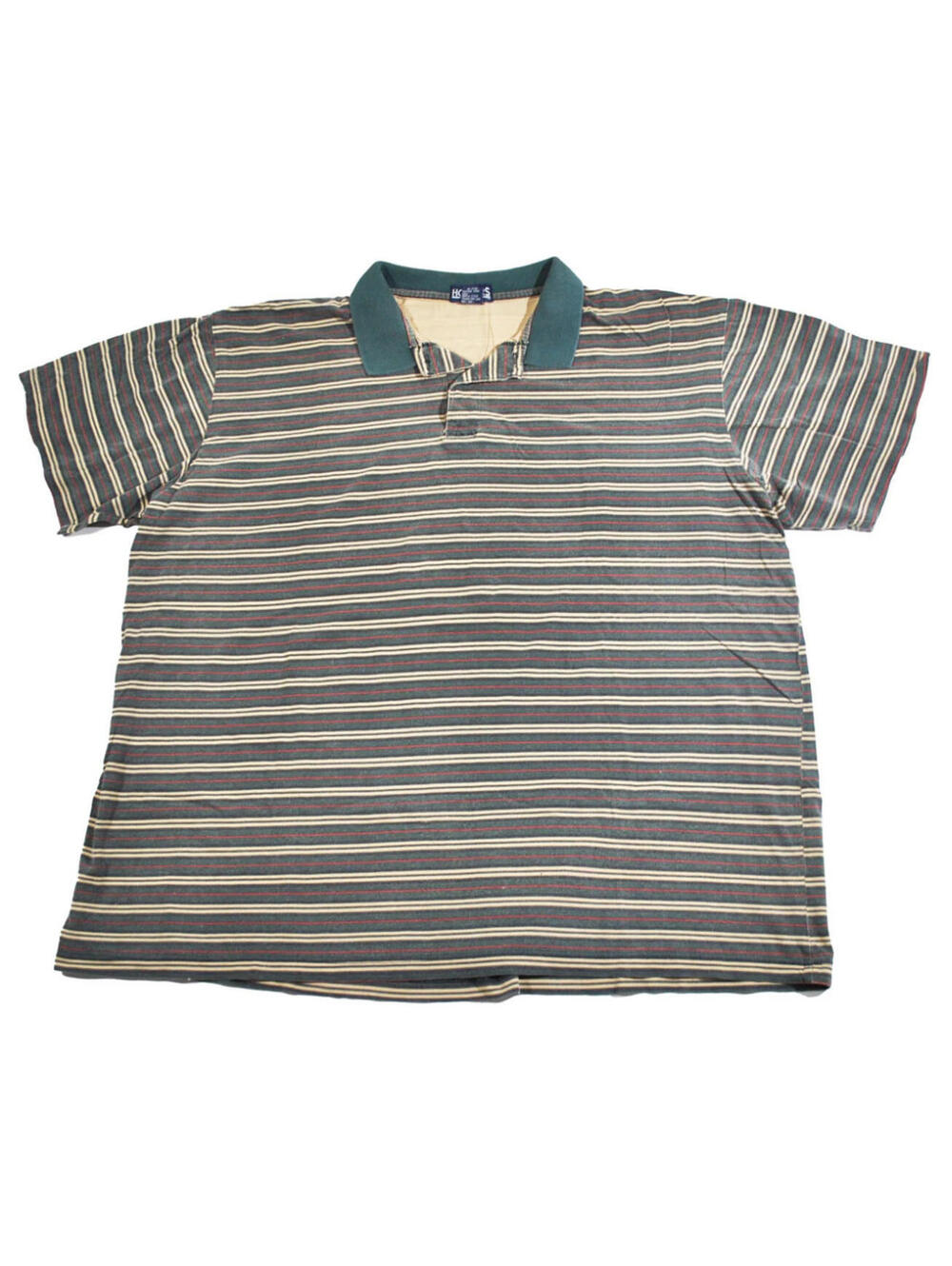 Vintage Honors Stripe Green 90s Golf Polo Size 2X-Large